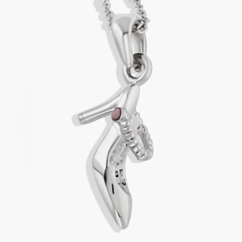 Small Sentiments petite high heel in rhodium plating with Swarovski crystals NIB